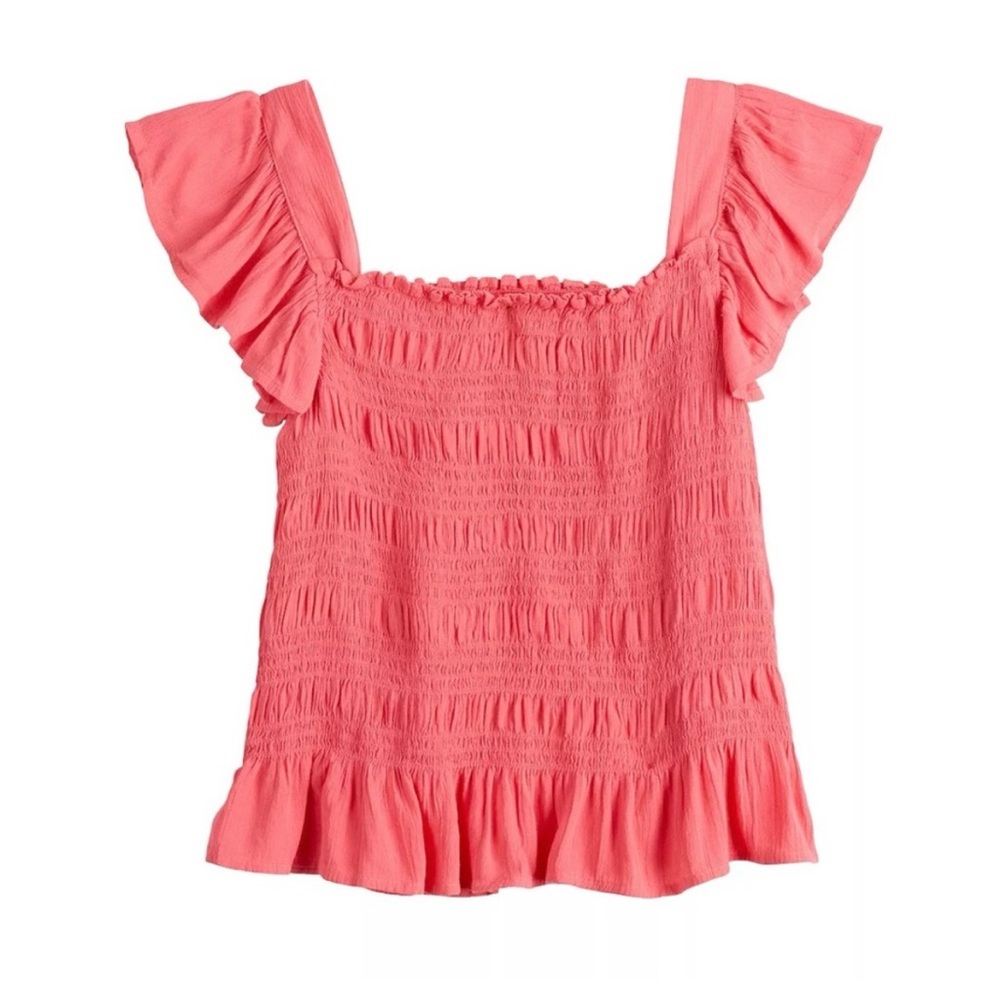 SO Girls Large (10/12) Pink Top